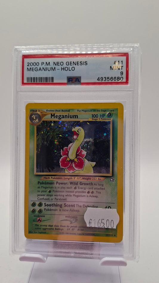 Meganium Holo 11 PSA 9