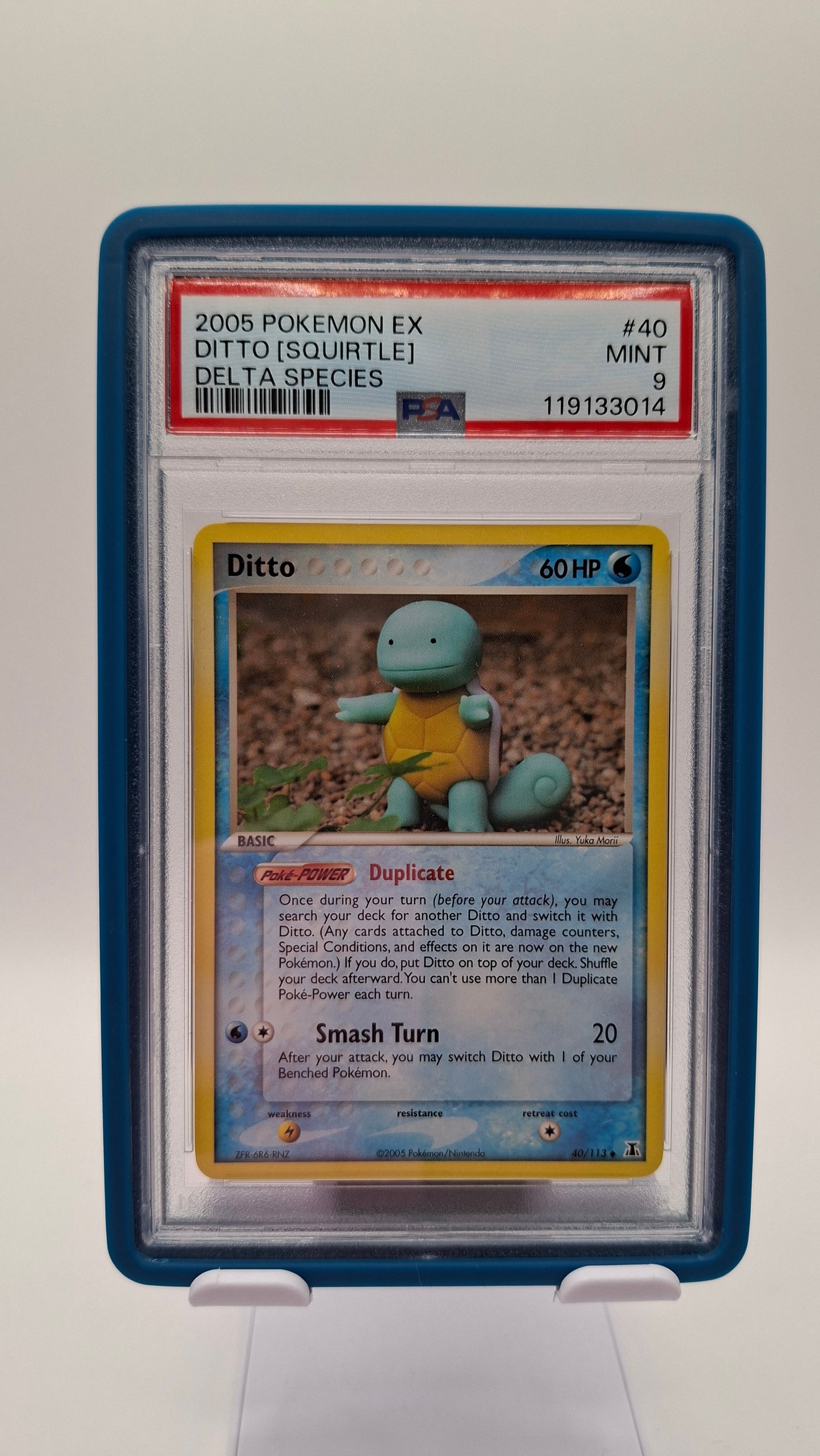 Ditto [Squirtle] 40 PSA 9