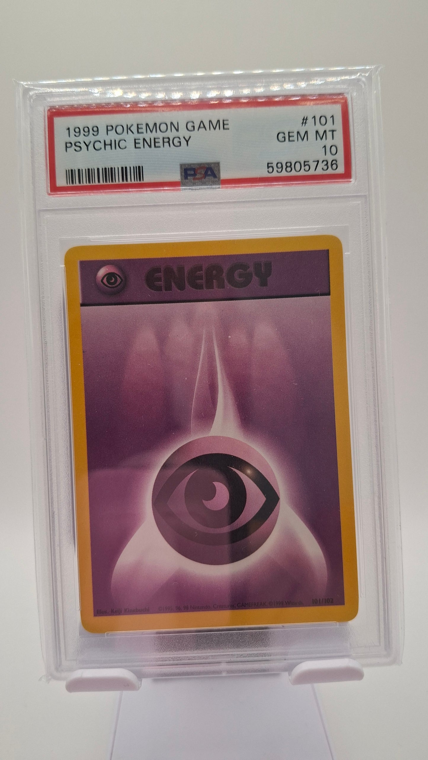 Base Set Psychic Energy 101 PSA 10
