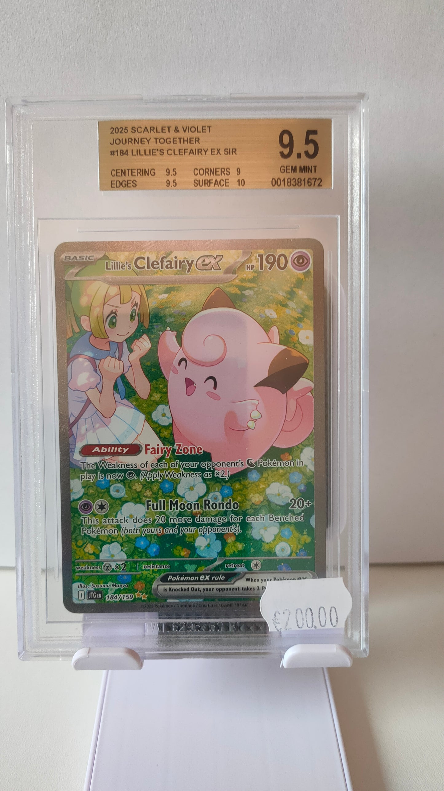 Lillie's Clefairy 184 BGS 9.5