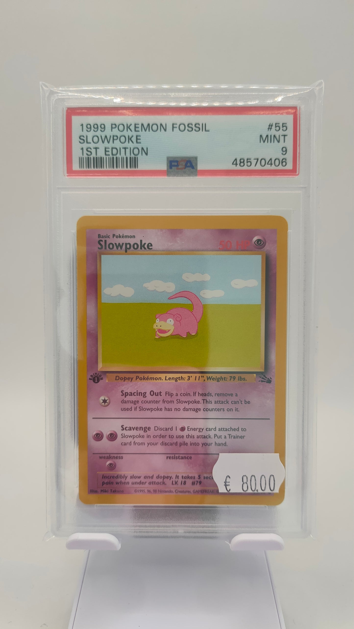 Slowpoke 55 1ed PSA 9