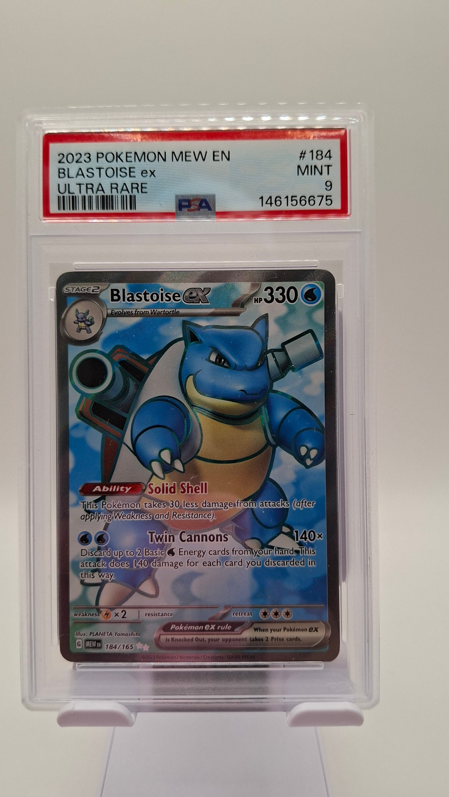 Blastoise 184 PSA 9