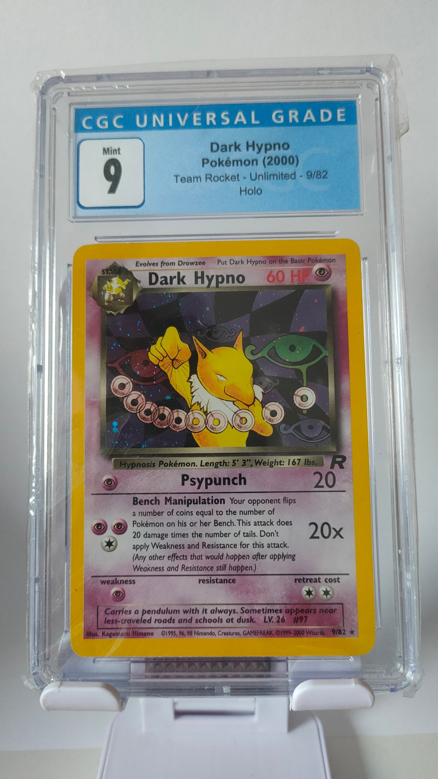 Dark Hypno Holo CGC 9