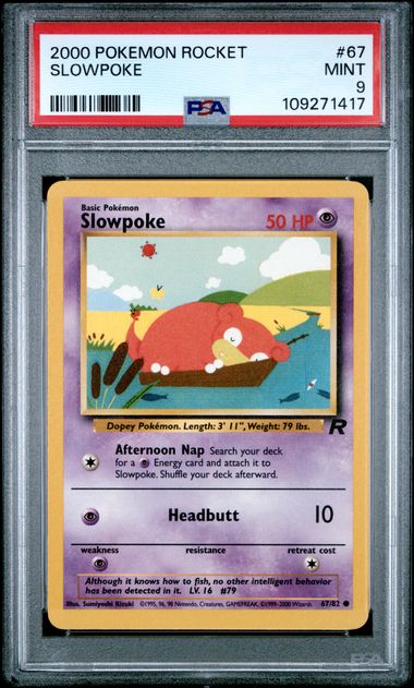 Slowpoke Rocket PSA 9