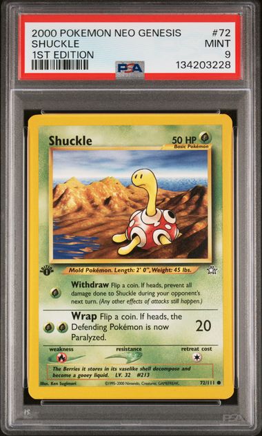 Shuckle 1ed PSA 9