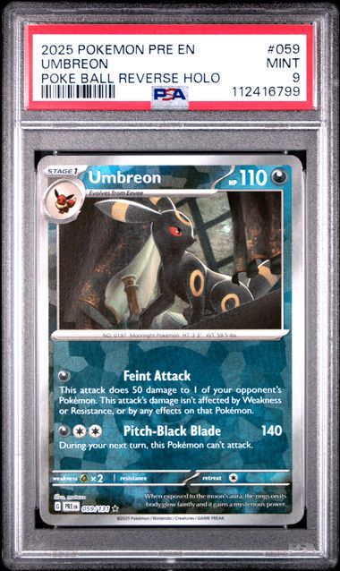Nachtara-Pokeball PSA 9